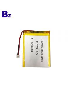전자 아름다움 제품에 대 한 사용자 지정 Lipo 배터리 BZ 506090 3000mAh 3.7 v 충전식 리튬 이온 배터리 KC 인증 
