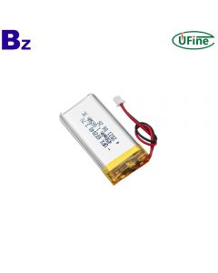 중국 리튬 전지 공장 공급 전기 장난감의 C-Rate 배터리 UFX 602040 3.7V 450mAh 3C 리튬 폴리머 배터리 KC 인증서 포함