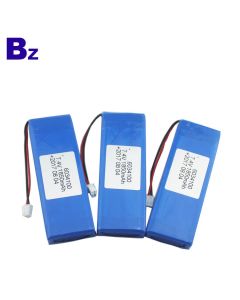 중국 Lipo 셀 공장 공급 최고의 가격 리튬 배터리 BZ 6034100 2S 1850mAh 7.4V 충전식 LiPo 배터리 팩