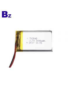 리튬 배터리 공장 ODM 블루투스 휴대용 제품 용 KC 배터리 BZ 703048 3.7V 1000mAh UL 인증서가있는 Lipo 배터리
