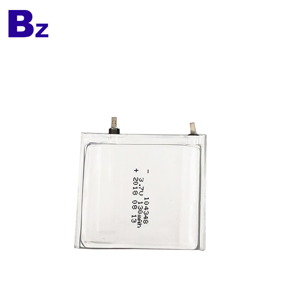 BZ 104348 130mAh 3.7V 폴리머 리튬 이온 배터리