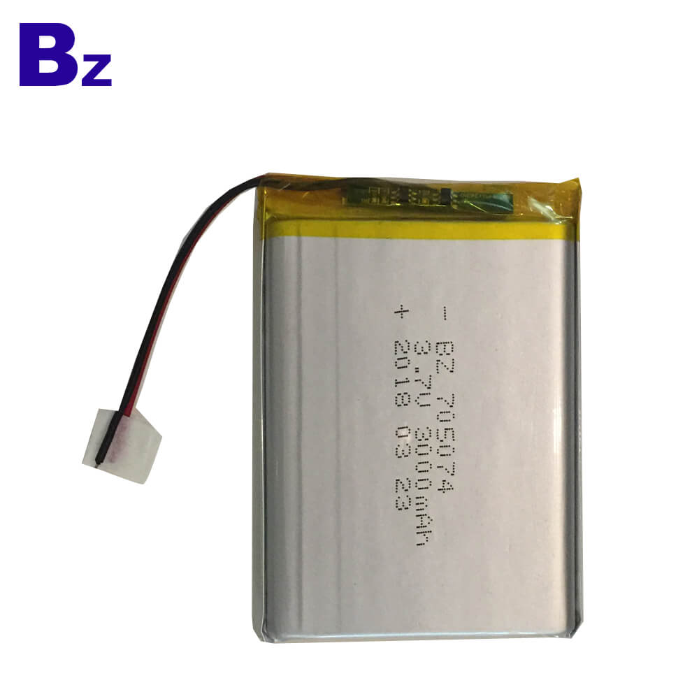 BZ 705074 3000mAh 3.7V Lipo 배터리