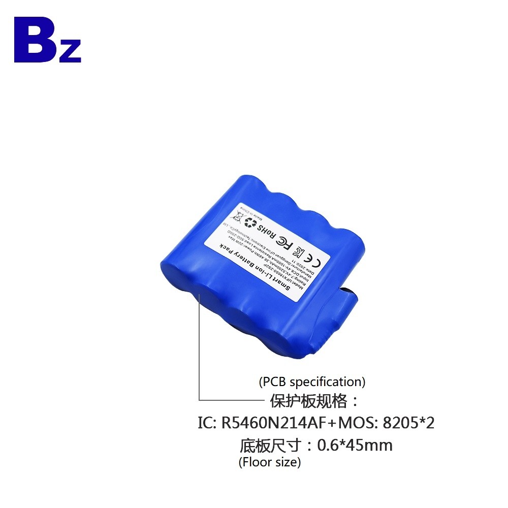 18650-2S2P 7.4V 5200mAh 충전식 리튬 이온 배터리 팩