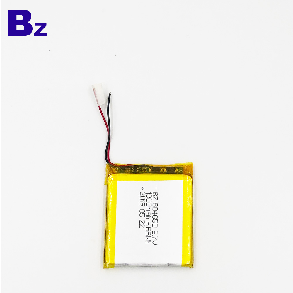 BZ 604650 1800mAh 3.7V 리튬 폴리머 배터리