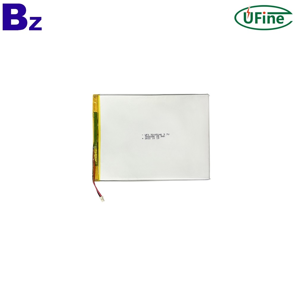 32105140 3.7V 7000mAh 리튬 폴리머 배터리