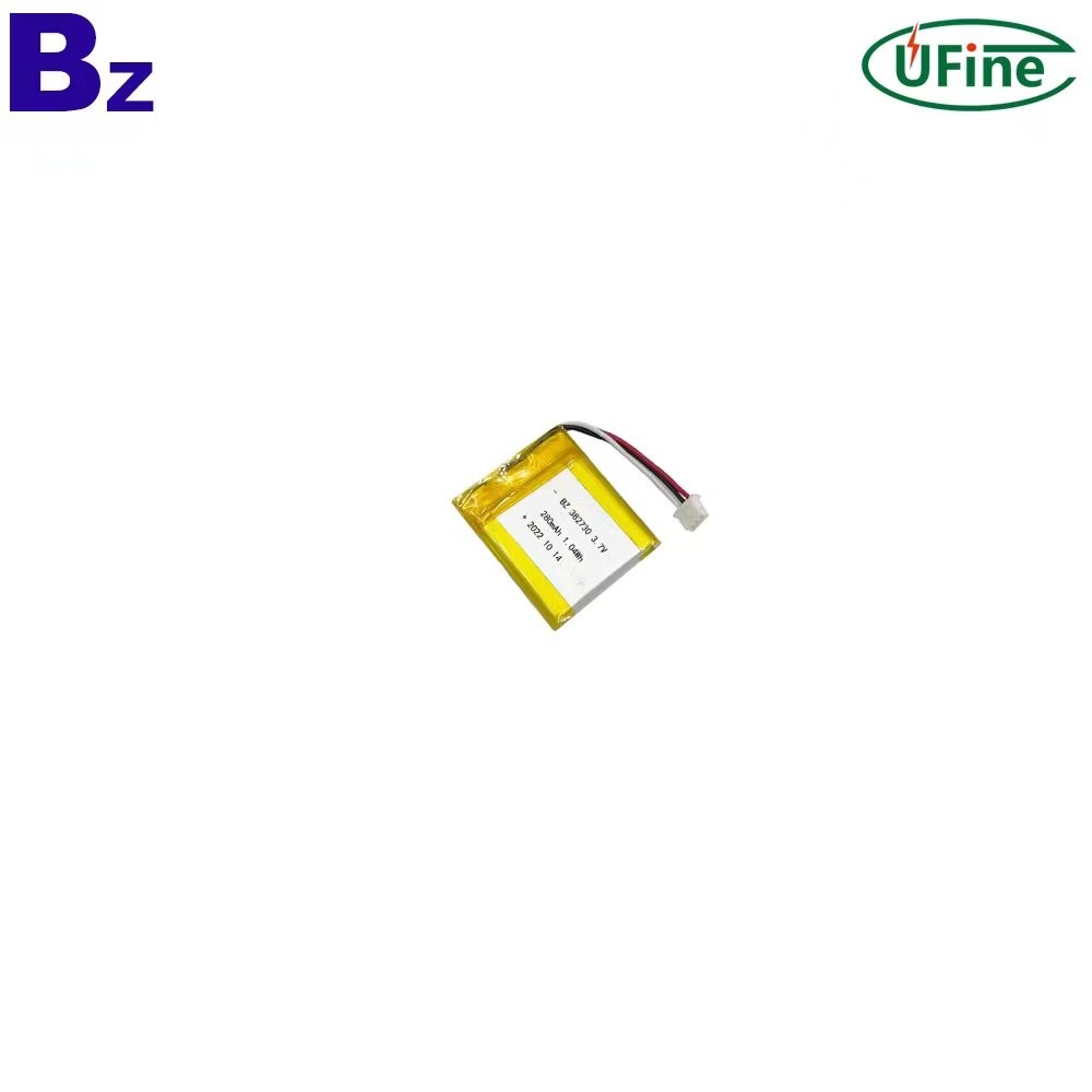 382730 3.7V 280mAh 리튬 이온 폴리머 배터리