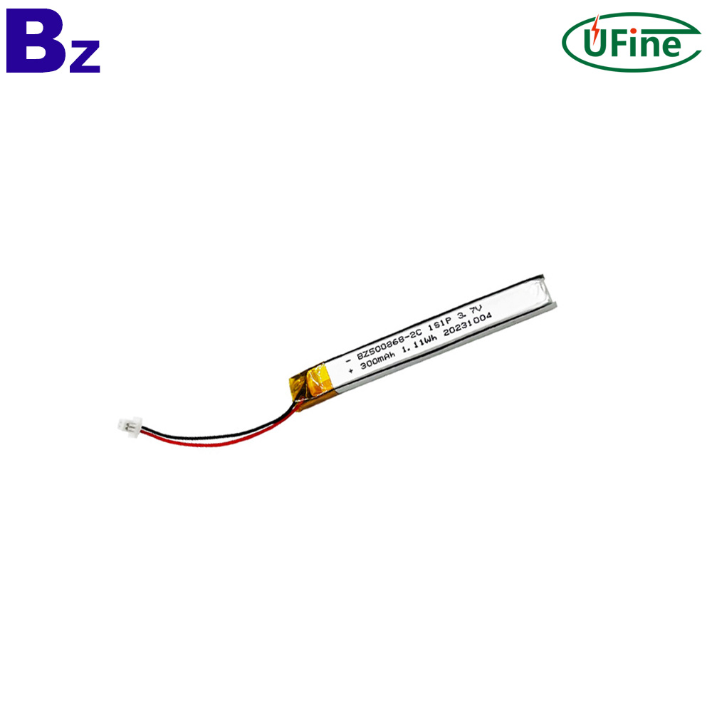 BZ 500868 3.7V 300mAh 배터리 BZ 500868 3.7V 300mAh 배터리
