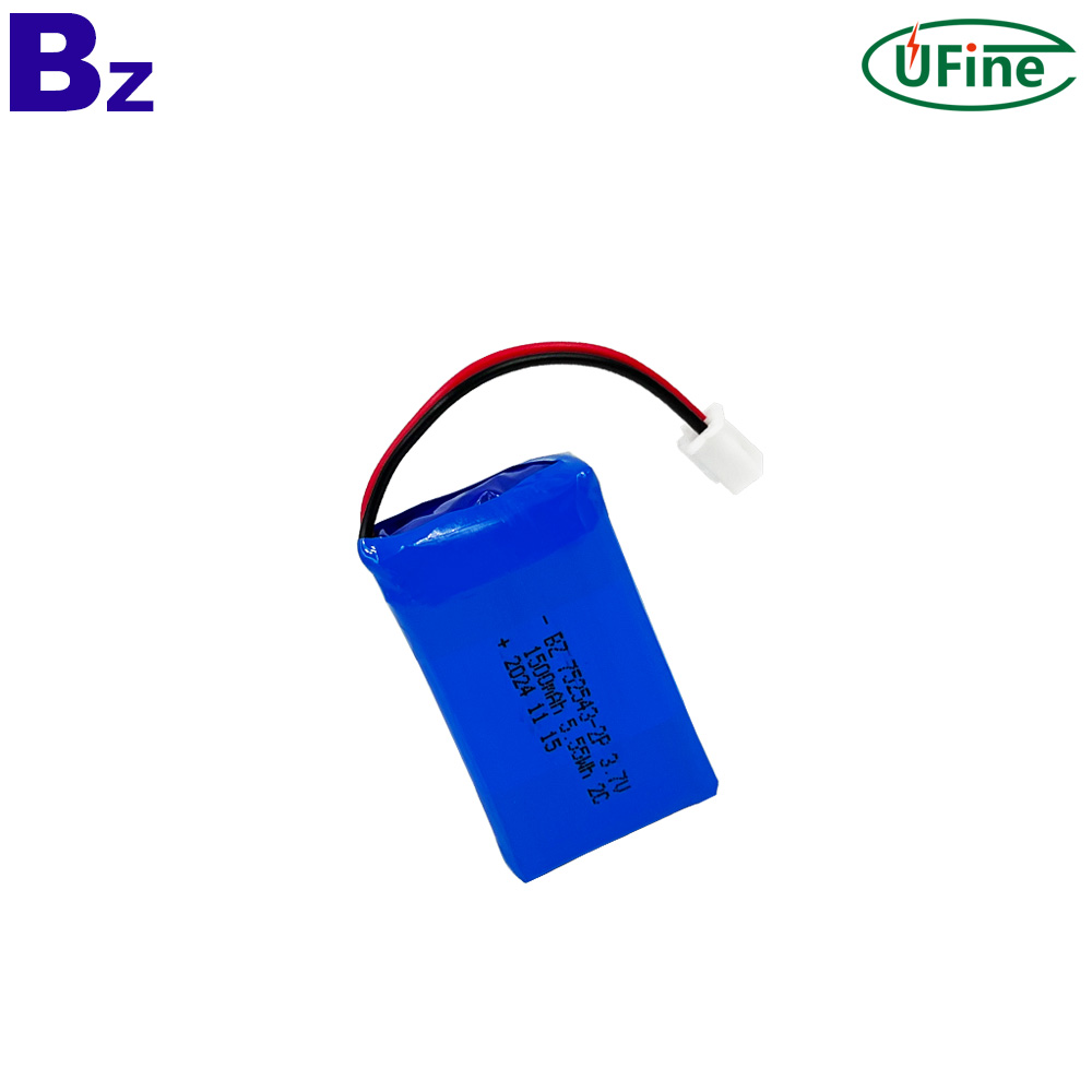 의료 장비용 3.7V 1500mAh C 방전율 의료 장비용 3.7V 1500mAh C 방전율