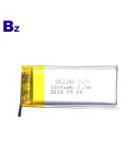 중국 리튬 전지 공장 블루투스 스피커 용 맞춤형 KC 인증 Lipo 배터리 BZ 802248 1000mAh 3.7V 충전 용 LiPo 배터리