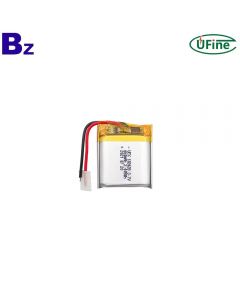 중국 셀 공장 도매 셀카 스틱 리튬 이온 폴리머 배터리 UFX 102428 650mAh 3.7V 리튬 포 배터리