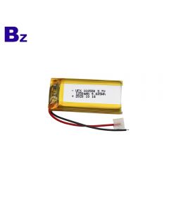 중국 공장 대량 생산 품질 전기 면도기 Lipo 배터리 UFX 102550 1250mAh 3.7V 리튬 폴리머 배터리