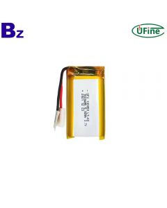 중국 리튬 이온 폴리머 셀 공장 가열 신발 용 도매 저온 배터리 UFX 103050 3.7V 1600mAh -40℃ 방전 배터리
