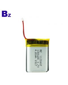 중국 리튬 배터리 제조사 OEM 블루투스 수신기 장치 용 배터리 BZ 112840 1300mAh 3.7V 리튬 이온 폴리머 배터리