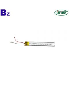 고품질 LED 라이트 배터리 공급 BZ 250963 3.7V 130mAh 폴리머 배터리
