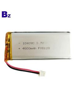 최고의 리튬 셀 제조 업체 사용자 지정 충전식 리튬 폴리머 배터리 BZ 104090 3.7V 4600mAh 대기 품질 모니터 장비 용 Lipo 배터리