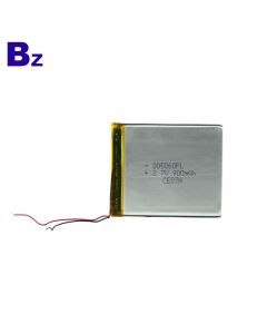 중국 리튬 배터리 제조사 OEM 스윕 미터 용 배터리 BZ 305060 900mAh 3.7V 충전식 폴리머 리튬 이온 배터리