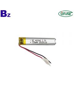 Lipo 세포 공장 도매 녹음 펜 배터리 BZ 460942 3.7V 135mAh 재충전 전지