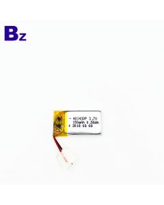 중국 최고의 리튬 배터리 공장 ODM 트래 커 로케이터 충전 용 배터리 BZ 401430 150mAh 3.7V Lipo 배터리