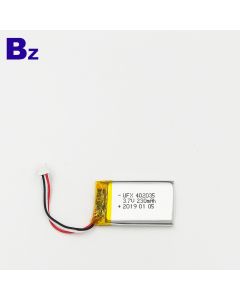중국산 고품질 리포 배터리 전기 모기 찰싹 때리기를위한 UFX 402035 230mAh 3.7V 리튬 폴리머 배터리
