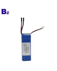대기 질 모니터 장 비용 리튬 배터리 BZ 4035110 2S2P 4000mAh 7.4V 5C 충전식 LiPo 배터리 팩