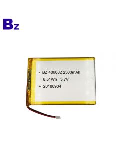 중국어 리튬 배터리 공장 장난감에 대 한 사용자 지정 충전식 배터리 BZ 406082 2300mAh 3.7V Lipo 배터리