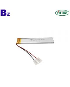 전문 리튬 이온 셀 공장 사용자 정의 지문 잠금 배터리 UFX 431575 3.7V 450mAh 리튬 폴리머 배터리