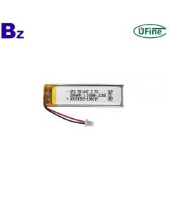 리튬 전지 공장 도매 레이저 포인터 배터리 UFX 501447 280mAh 3.7V 리튬 폴리머 배터리 KC 인증서 포함