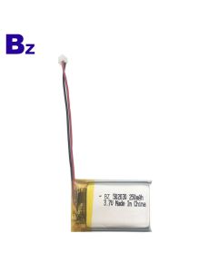 KC 인증 리튬 배터리 제조업체 OEM 트래커 로케이터 용 배터리 BZ 502030 250mAh 3.7V 충전식 리튬 폴리머 배터리