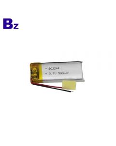 중국 리튬 배터리 제조업체 맞춤형 성인 장난감 배터리 BZ 502248 500mAh 3.7V KC 인증 리튬 이온 배터리
