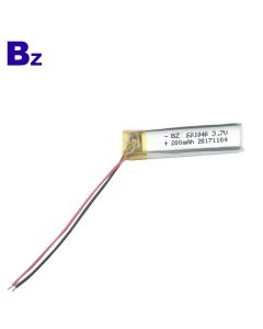 중국 리튬 배터리 공급 업체 OEM 최고의 디지털 배터리 BZ 601040 3.7V 200mAh 리튬 이온 폴리머 배터리