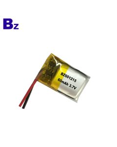 중국 리튬 배터리 공급 업체 OEM 디지털 기기를위한 최고의 리튬 이온 배터리 BZ 601215 60mAh 3.7V LiPo 배터리
