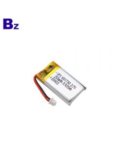 중국 최고의 리튬 전지 공장 디지털 도구 용 맞춤형 배터리 BZ 601730 3.7V 250mAh 리튬 폴리머 배터리