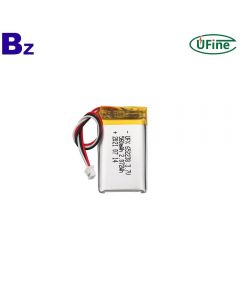 중국 충전식 셀 제조업체 공급 미용 장비용 리튬 이온 배터리 UFX 652238 560mAh 3.7V Li-po 배터리