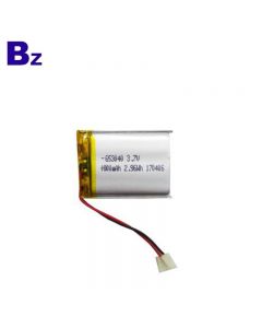 무선 PC 키보드 용 긴 수명 충전식 리튬 배터리 BZ 653040 800mAh 3.7V Lipo 배터리 KC 인증 포함