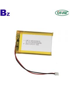 셀 공장 도매 미용 장비 Li-po 배터리 UFX 654060 2000mAh 3.7V 리튬 폴리머 배터리