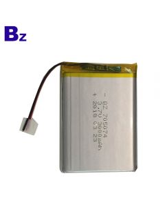 GPS 추적 장치를위한 중국 리튬 전지 제조자 도매 건전지 BZ 705074 3000mAh 3.7V Lipo 배터리