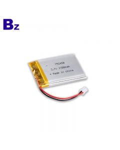 중국 리튬 전지 공급 업체 맞춤형 테스터 용 KC 인증 리튬 이온 배터리 BZ 753450 1300mAh 3.7V LiPo 배터리