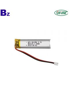 리튬 전지 제조업체 디지털 장치용 리튬 이온 배터리 공급 UFX 801350 500mAh 3.7V 충전식 리튬 폴리머 배터리
