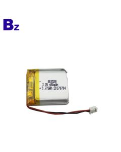 중국 UL 인증 리튬 배터리 공급 업체 맞춤형 디지털 제품 용 배터리 BZ 802528 480mAh 3.7V LiPo 건전지 KC 증명서를 가진 