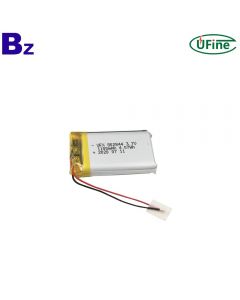 중국 폴리머 리튬 이온 셀 공장 공급 미용 기기 배터리 UFX 802844 3.7V 1100mAh 충전식 Lipo 배터리