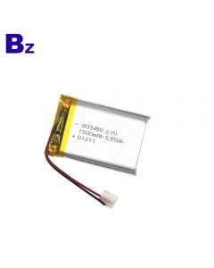 중국 리튬 배터리 공장 OEM 미용 기기 용 Lipo 배터리 UFX 803450 3.7V 1500mAh KC + UL 인증을받은 리튬 이온 배터리