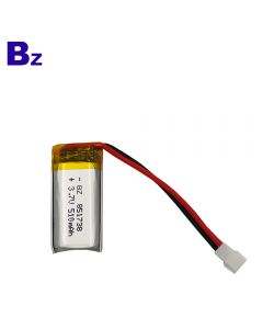 리튬 배터리 공장 도매 물보충 기구 배터리 BZ 851738 510mAh 3.7V Lipo 배터리