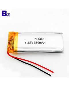 사용자 지정 최고의 가격 고품질 리튬 이온 배터리 디지털 장치에 대 한 BZ 701440 3.7V 350mAh Lipo 배터리