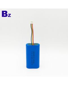 얼굴 인식 장치를위한 고 에너지 밀도 배터리 INR 18650-2S 1800mAh 7.4V 리튬 이온 원통형 배터리 팩