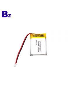 모니터 장치에 대 한 공장 맞춤형 된 Lipo 배터리 - UFX 452535 450mAh 3.7V 리튬 폴리머 배터리 와이어와 플러그 