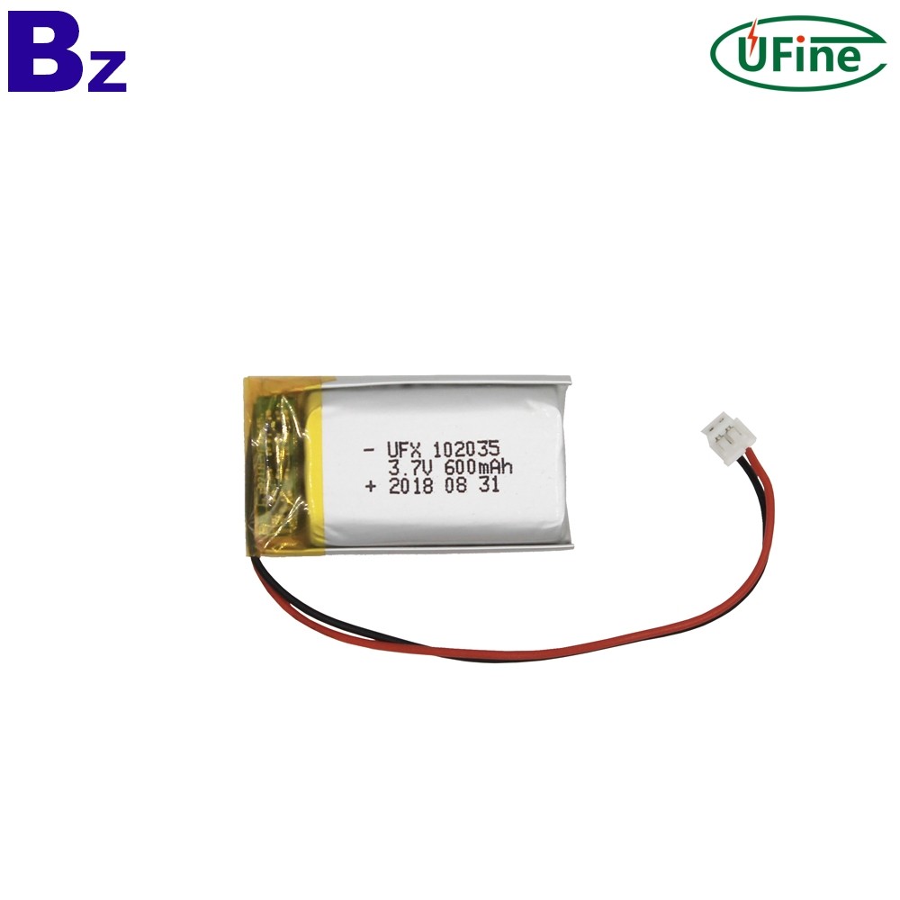 리튬 폴리머 셀 공장 공급 600mAh 배터리