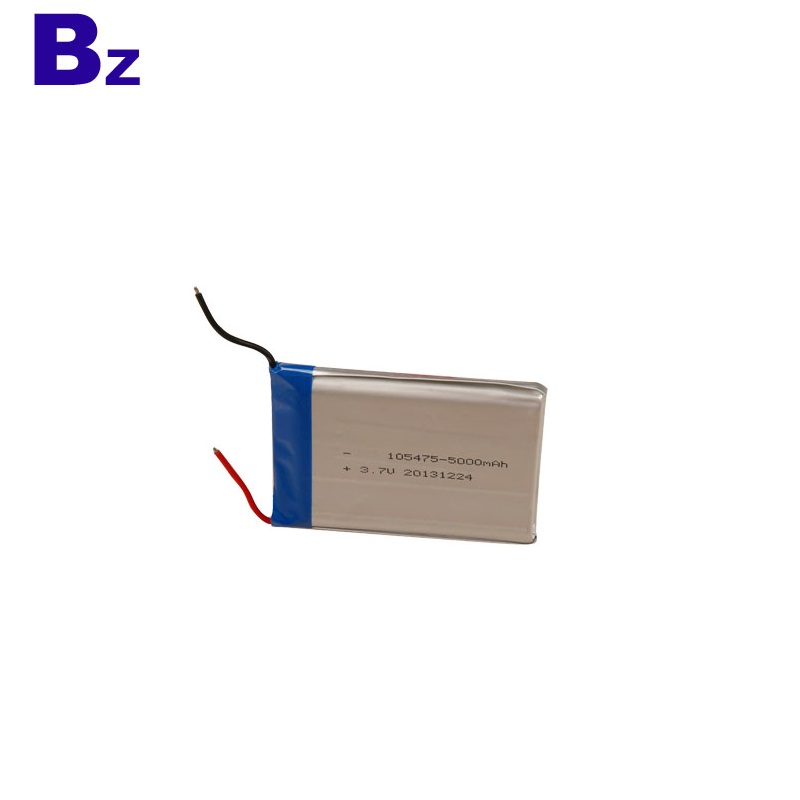 105475 5000mAh 3.7V 리튬 이온 배터리