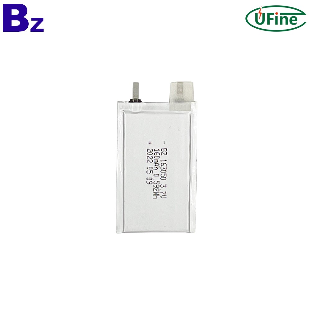 E-카드용 160mAh 3.7V 초박형 배터리 E-카드용 160mAh 3.7V 초박형 배터리