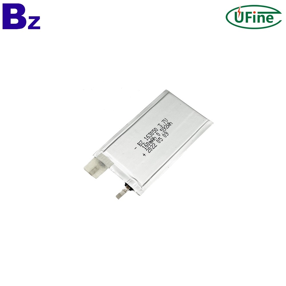 163050 3.7V 160mAh Lipo 배터리 셀 163050 3.7V 160mAh Lipo 배터리 셀