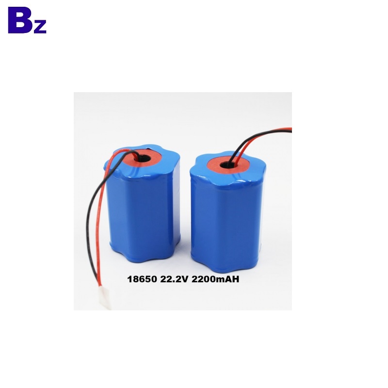 18650 6S1P 2200mAh 22.2V 리튬 이온 배터리 18650 6S1P 2200mAh 22.2V 리튬 이온 배터리